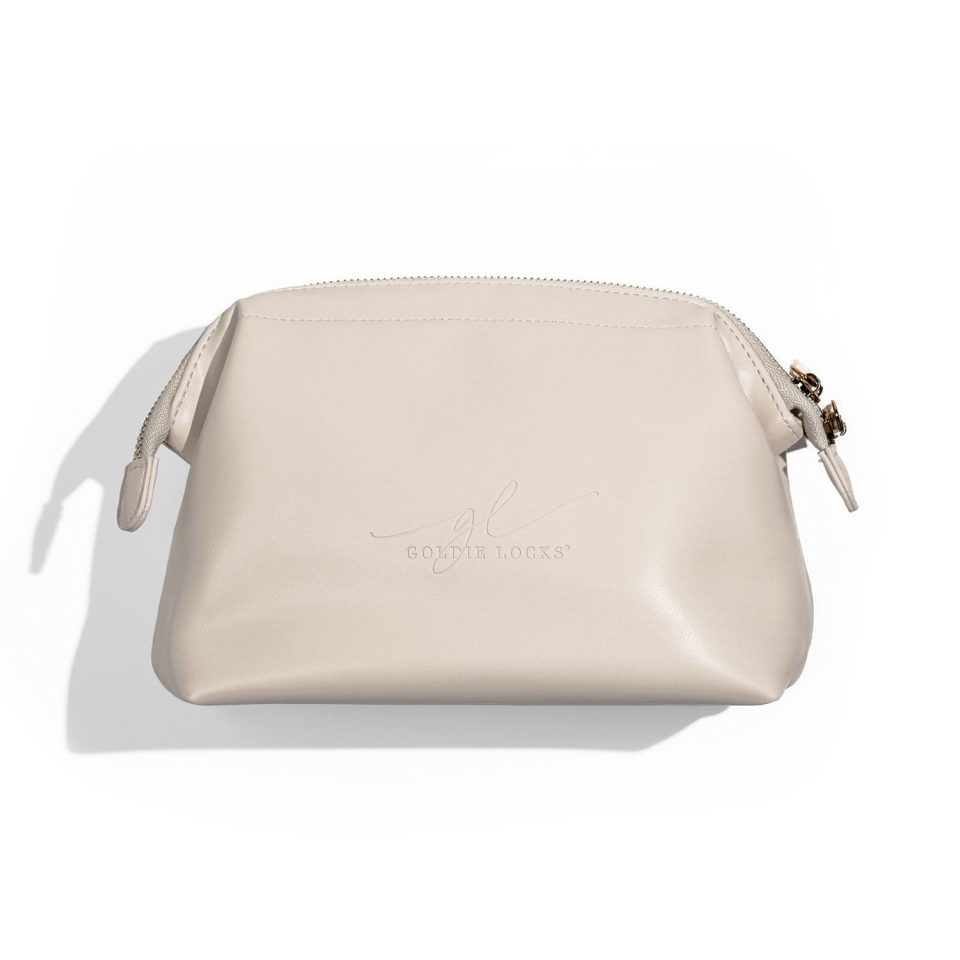 Vegan Leather Cosmetics Bag